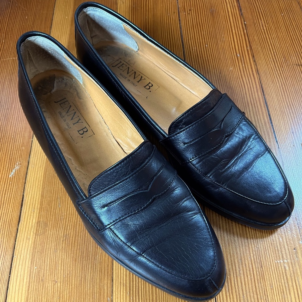Jenny B. Leather Loafers 40/9.5